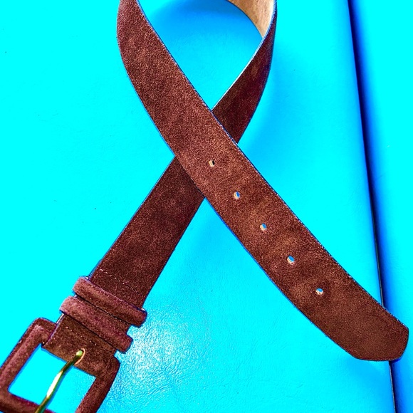 🌟Rich Brown Genuine Leather! So gorgeous! Vintage, Never Worn! Wildly RARE!! - Picture 8 of 14